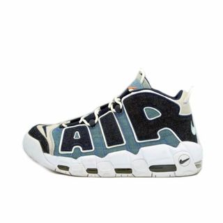 ナイキ(NIKE)のナイキ NIKE ■ 【 AIR MORE UPTEMPO DENIM CJ6125 100 】 エア モア アップ テンポ デニム スニーカー　f20723(スニーカー)