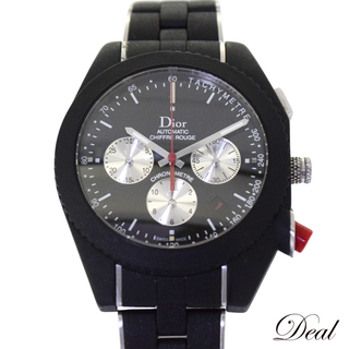 Dior - DIOR ディオール  シフルルージュ クロノ ブラックタイム  CD084840R001  メンズ 腕時計