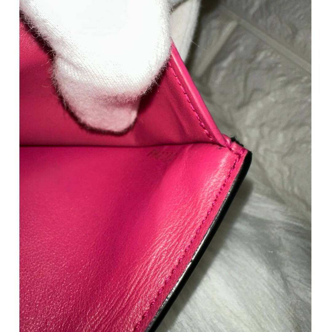 LOUIS VUITTON(ルイヴィトン)の美品 ルイ ヴィトン ポルトフォイユ LV ポンヌフ コンパクト ノワール レディースのファッション小物(財布)の商品写真
