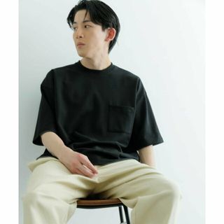 アーバンリサーチアイテムズ(URBAN RESEARCH ITEMS)の【BLK】スフレダンボール クルーネック ポケットTシャツ(Tシャツ/カットソー(半袖/袖なし))