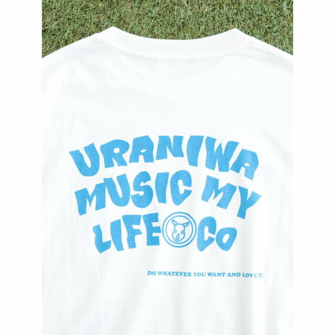 CRAFT STANDARD BOUTIQUE(クラフトスタンダードブティック)の【チャコールグレー】【ユニセックス】UVカット / URANIWA MUSIC 刺繍ポケットTEE/24SS レディースのトップス(カットソー(長袖/七分))の商品写真