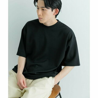 アーバンリサーチアイテムズ(URBAN RESEARCH ITEMS)の【BLK】スフレダンボール クルーネック Tシャツ(Tシャツ/カットソー(半袖/袖なし))