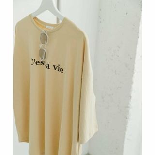 アーバンリサーチアイテムズ(URBAN RESEARCH ITEMS)の【L.BEG】ロゴハンソデビッグTシャツ(カットソー(長袖/七分))