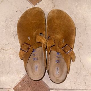 ビルケンシュトック(BIRKENSTOCK)のビルケンシュトック ボストン サンダル フットベッドサンダル ビルケン スエード(サンダル)