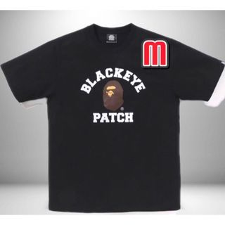 アベイシングエイプ(A BATHING APE)の即日配送！bape x Black Eye Patch College Tee(Tシャツ/カットソー(半袖/袖なし))