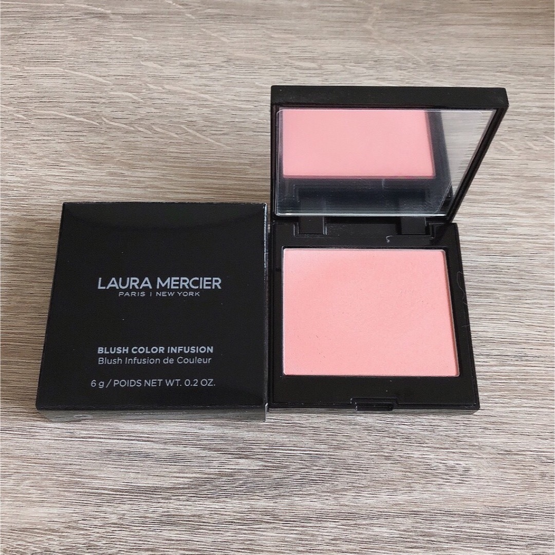 laura mercier(ローラメルシエ)のローラメルシエ　ブラッシュカラーインフュージョン　14 ウォーターメロン　チーク コスメ/美容のベースメイク/化粧品(チーク)の商品写真