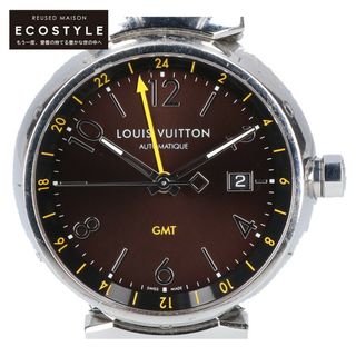 ルイヴィトン(LOUIS VUITTON)のルイヴィトン Q1155 タンブール GMT デイト 自動巻き(腕時計(アナログ))