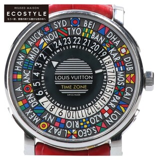 ルイヴィトン(LOUIS VUITTON)のルイヴィトン Q5D20 エスカル タイムゾーン ワールドタイム 自動巻き(腕時計(アナログ))