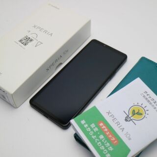 エクスペリア(Xperia)の超美品 SoftBank Xperia 10 Ⅳ A202SO ブラック M222(スマートフォン本体)