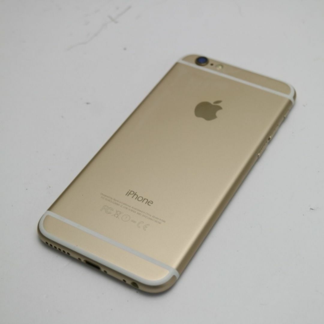 iPhone(アイフォーン)の超美品 SOFTBANK iPhone6 64GB ゴールド 白ロム M222 スマホ/家電/カメラのスマートフォン/携帯電話(スマートフォン本体)の商品写真