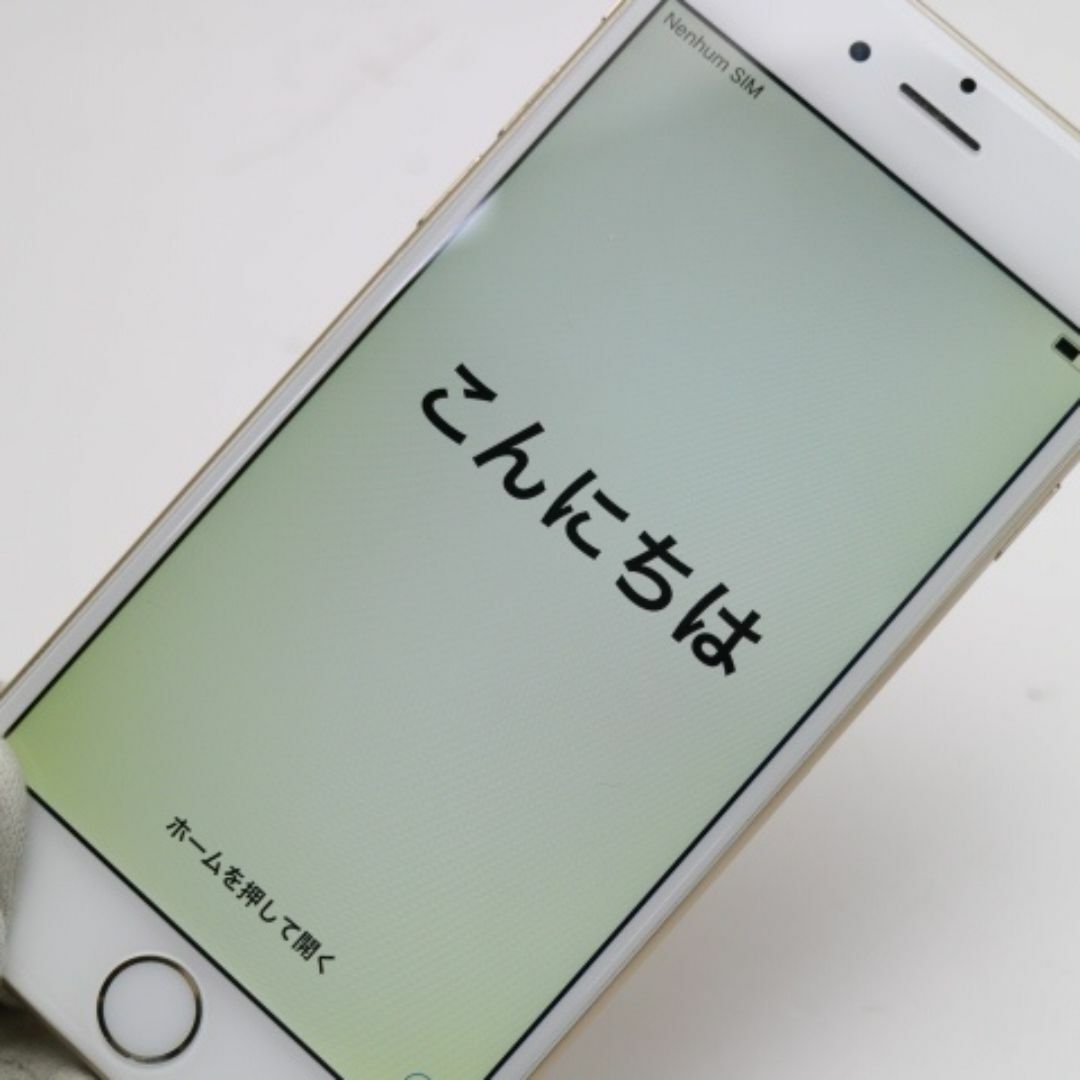 iPhone(アイフォーン)の超美品 SOFTBANK iPhone6 64GB ゴールド 白ロム M222 スマホ/家電/カメラのスマートフォン/携帯電話(スマートフォン本体)の商品写真