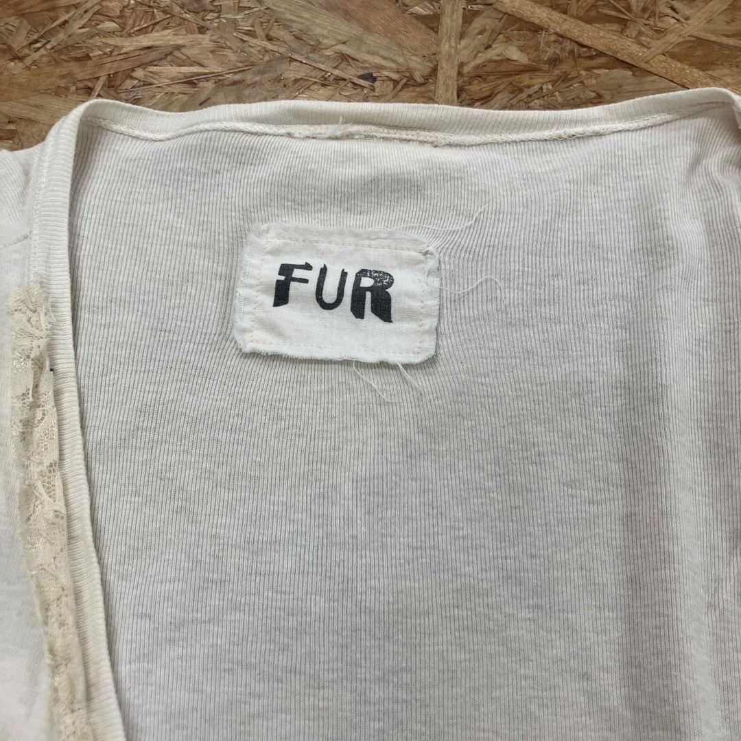 fur fur(ファーファー)のFUR リメイク　ハンドメイド　カーディガン ヴィンテージ　レース　furfur レディースのトップス(カーディガン)の商品写真