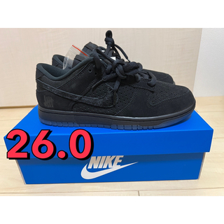 NIKE - 新品UNDEFEATED × Nike Dunk Low SP 26.0㎝　黒