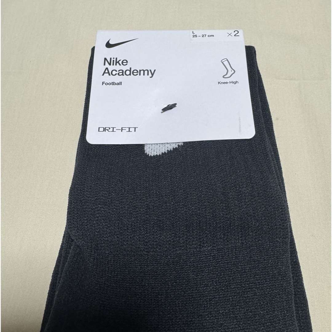 NIKE(ナイキ)の新品  ナイキ　サッカーソックス  ２５〜２７cm‼２足セット‼ブラック‼️ スポーツ/アウトドアのサッカー/フットサル(ウェア)の商品写真