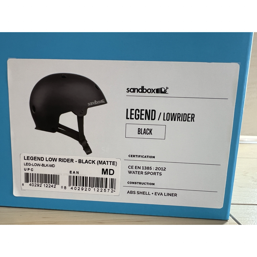 新品　サンドボックス　ローライダー　ヘルメット　黒　M  マットブラック スポーツ/アウトドアのスノーボード(アクセサリー)の商品写真