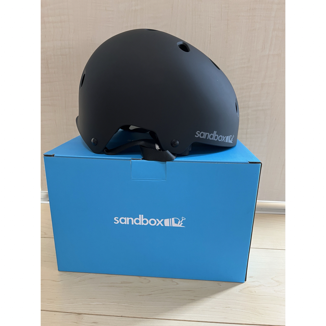 新品　サンドボックス　ローライダー　ヘルメット　黒　M  マットブラック スポーツ/アウトドアのスノーボード(アクセサリー)の商品写真