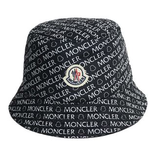 MONCLER - MONCLER モンクレール バケットハット ハット ブラック H20933B00051 596CF M ユニセックス【中古】【美品】