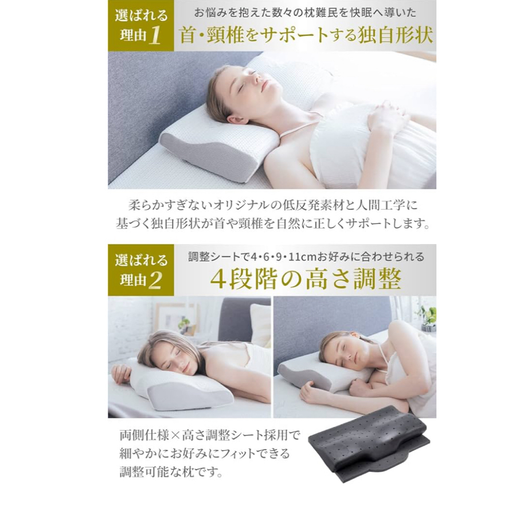 低反発枕 インテリア/住まい/日用品の寝具(枕)の商品写真