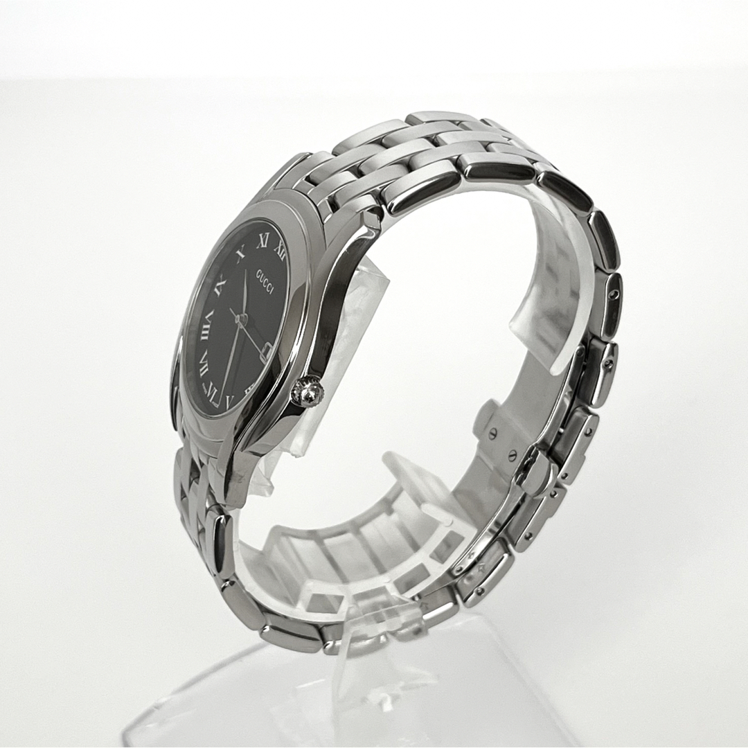 Gucci(グッチ)のグッチ GUCCI 5500M メンズ 腕時計 磨き済み 電池新品 s1682 メンズの時計(腕時計(アナログ))の商品写真