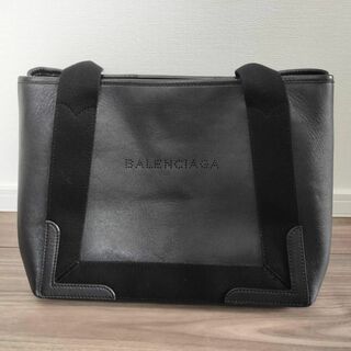 Balenciaga - BALENCIAGA バレンシアガ トート ネイビーカバ ハンドバッグ ポーチ