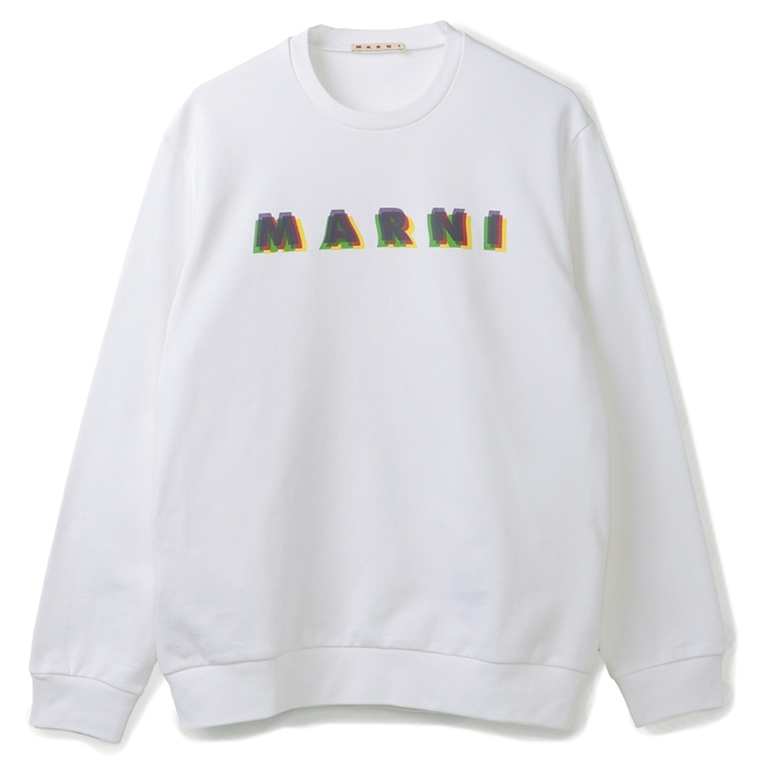 Marni(マルニ)のマルニ MARNI 【大人もOK】キッズ トレーナー RAINBOWロゴ スウェットシャツ 長袖 2024年春夏新作 M01076 M00J6 0M100 キッズ/ベビー/マタニティのキッズ服女の子用(90cm~)(Tシャツ/カットソー)の商品写真