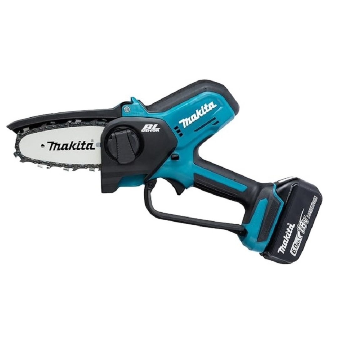 Makita(マキタ)のmakita マキタ 100mm 充電式ハンディソー MUC101DRG マキタブルー バッテリ BL1860B 充電器 DC18RF 外箱 【新品】 22404K420 インテリア/住まい/日用品のインテリア/住まい/日用品 その他(その他)の商品写真