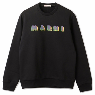 マルニ(Marni)のマルニ MARNI 【大人もOK】キッズ トレーナー RAINBOWロゴ スウェットシャツ 長袖 2024年春夏新作 M01076 M00J6 0M900(Tシャツ/カットソー)