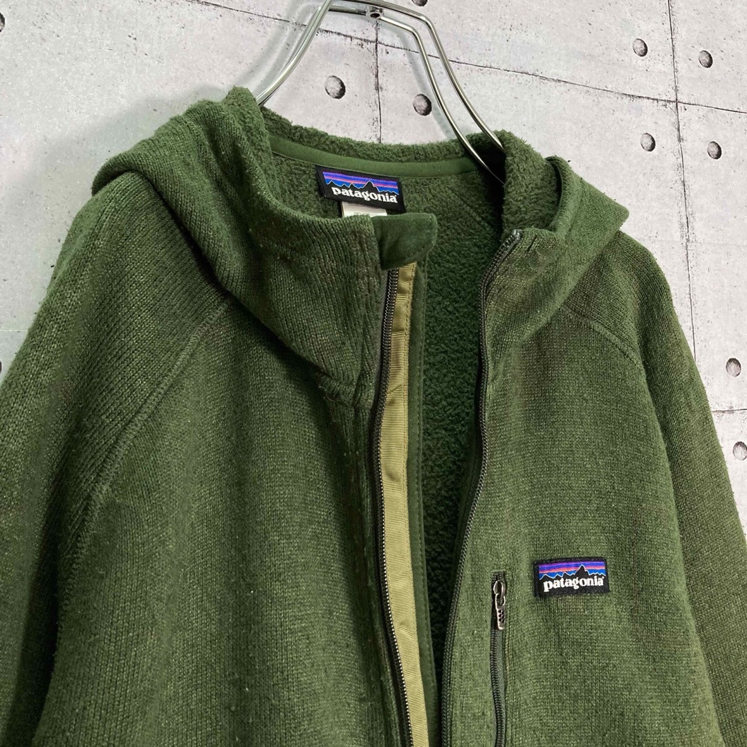 patagonia(パタゴニア)の【希少】patagonia/パタゴニア ベターセーター フーディ XL グリーン メンズのトップス(パーカー)の商品写真