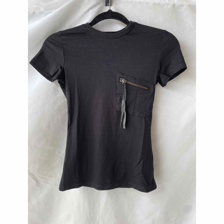 ヴェルサス(VERSUS)のVERSUS  ブラックTシャツ  oo154(Tシャツ(半袖/袖なし))