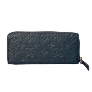 ルイヴィトン(LOUIS VUITTON)のLOUIS VUITTON ルイ・ヴィトン M69415 ポルトフォイユ・クレマンス モノグラム・アンプラント マリーヌルージュ（ネイビー） 長財布 メンズ/レディース(財布)