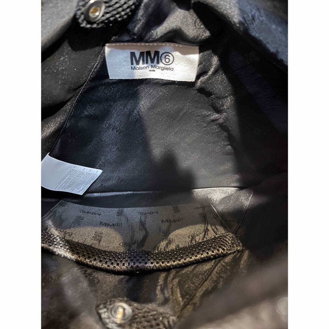 MM6(エムエムシックス)のmm6メゾンマルジェラ ジャパニーズ トートバッグ メッシュ スモール 黒 新品 レディースのバッグ(トートバッグ)の商品写真