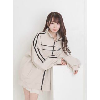 ロゼミューズ　piping Jersey outer  beige