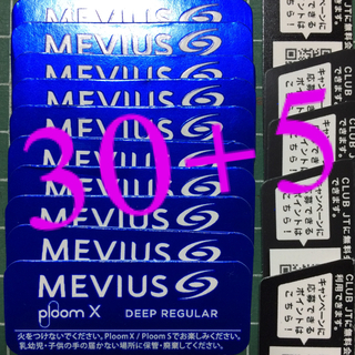 MEVIUS QRコード ploom X 30枚とTECH+ 5枚 メビウスQR(タバコグッズ)