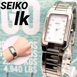 セイコー(SEIKO)の美品■稼働 磨き済 セイコー ルキア ダイヤ 10P レディース LUKIA(腕時計)