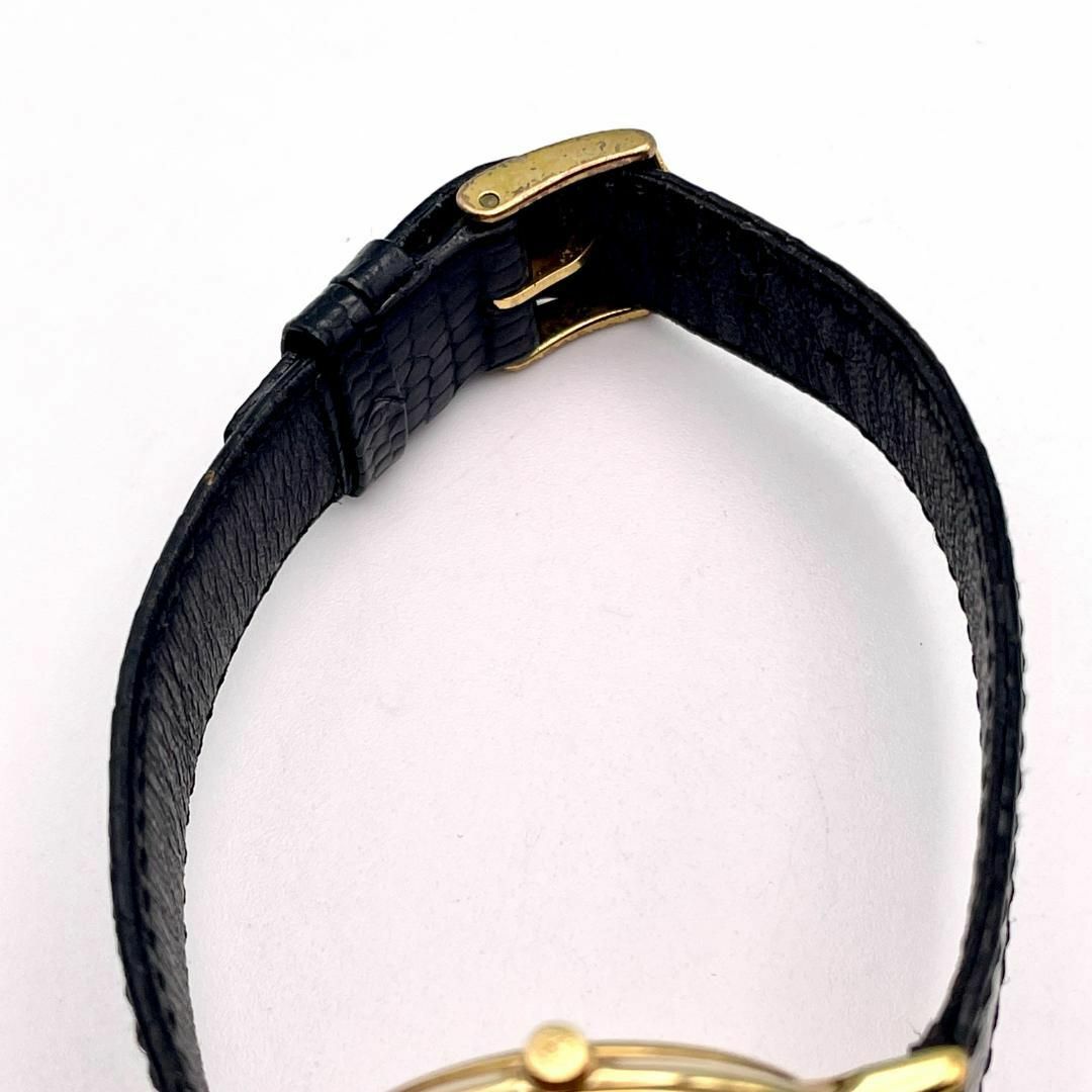 Gucci(グッチ)の極美品■稼働 グッチ 3000M ヴィンテージ レザーバンド ゴールド ベゼル レディースのファッション小物(腕時計)の商品写真