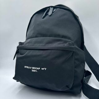 ステラマッカートニー(Stella McCartney)の美品 ステラマッカートニー ファラベラ ロゴ GOリュック ブラック ショルダー(リュック/バックパック)