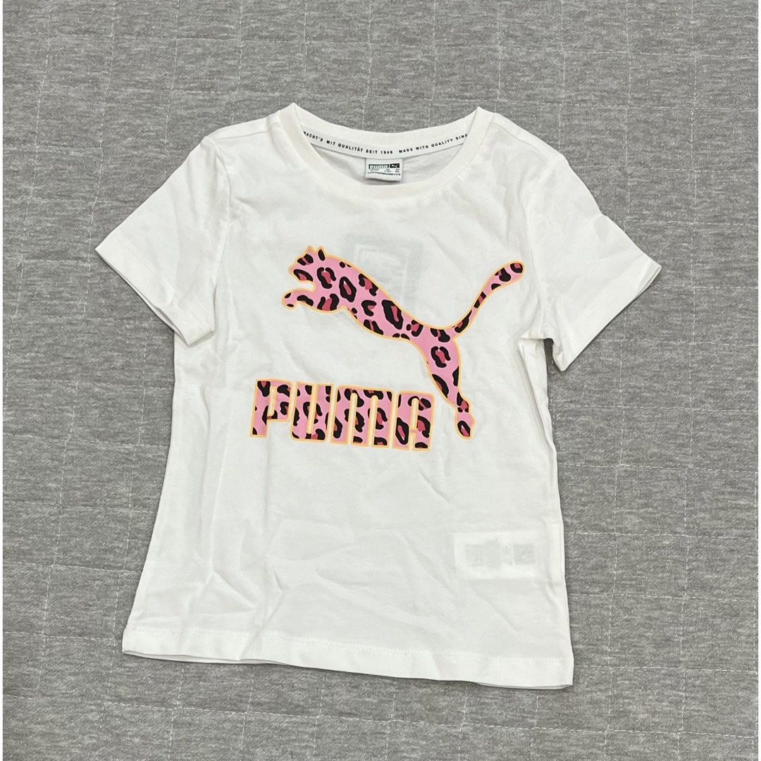 PUMA(プーマ)の新品未使用【プーマPUMA】Tシャツ 116cm キッズ/ベビー/マタニティのキッズ服女の子用(90cm~)(Tシャツ/カットソー)の商品写真