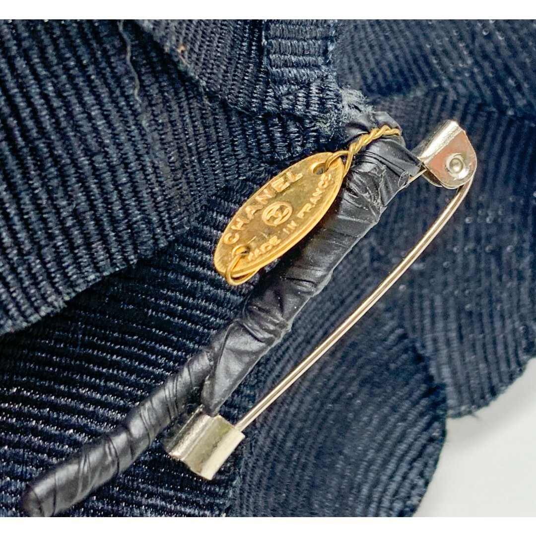 CHANEL - CHANEL シャネル デニム カメリア 花モチーフ フラワー CHANEL - CHANEL シャネル デニム カメリア 花モチーフ フラワー