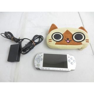  中古品 ゲーム PSP 本体 PSP3000 ミスティックシルバー 動作品 メモリースティック 32GB 充電器付き(携帯用ゲーム機本体)