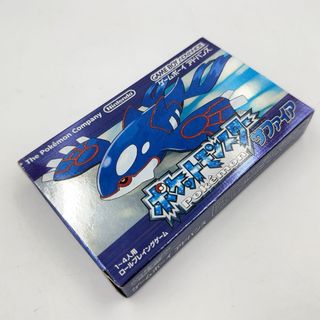 ゲームボーイアドバンス(ゲームボーイアドバンス)の極美品 任天堂 GBA ゲームボーイアドバンス ポケモン サファイア (家庭用ゲームソフト)