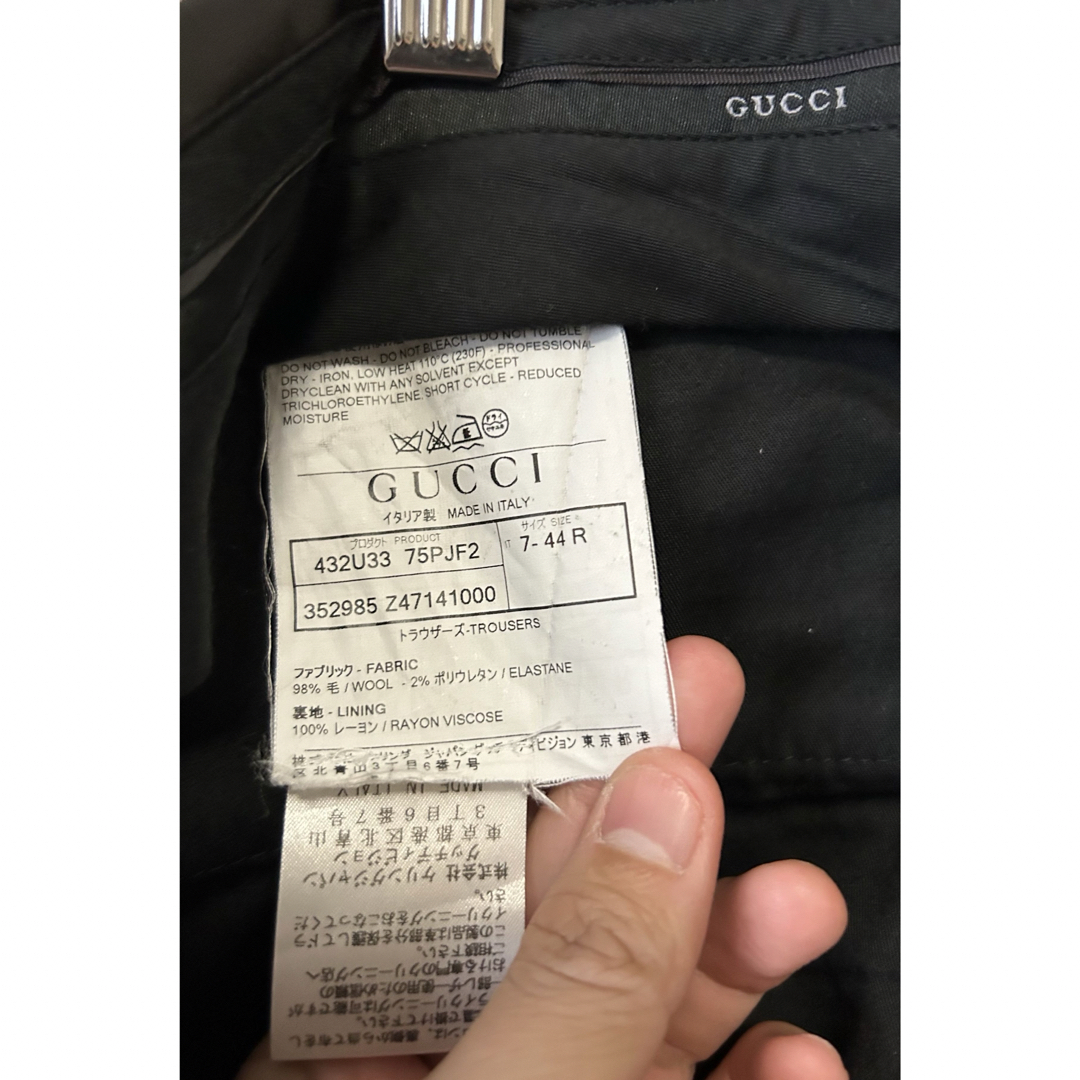 Gucci(グッチ)のGUCCI トラウザー パンツ スラックス ブラック メンズのパンツ(スラックス)の商品写真