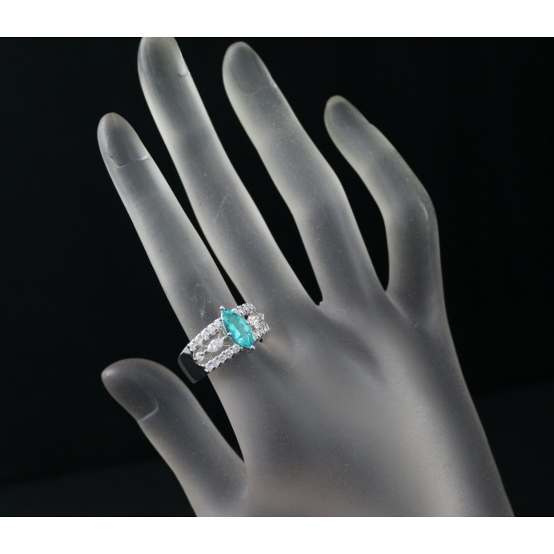 タサキ ブラジル産 極上パライバトルマリン 0.85ct ダイヤ タサキ ブラジル産 極上パライバトルマリン 0.85ct ダイヤ