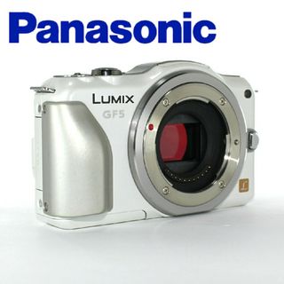 パナソニック(Panasonic)のPanasonic LUMIX DMC-GF5 ミラーレス ホワイト✨完動品✨(ミラーレス一眼)