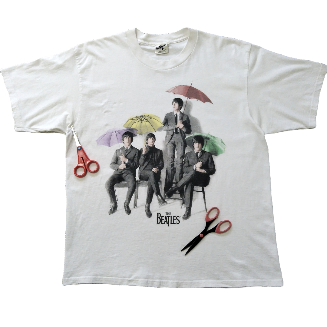 THE BEATLES - 古着 ©1995 ビートルズ Tシャツ XLサイズ 白 THE BEATLES - 古着 ©1995 ビートルズ Tシャツ XLサイズ 白