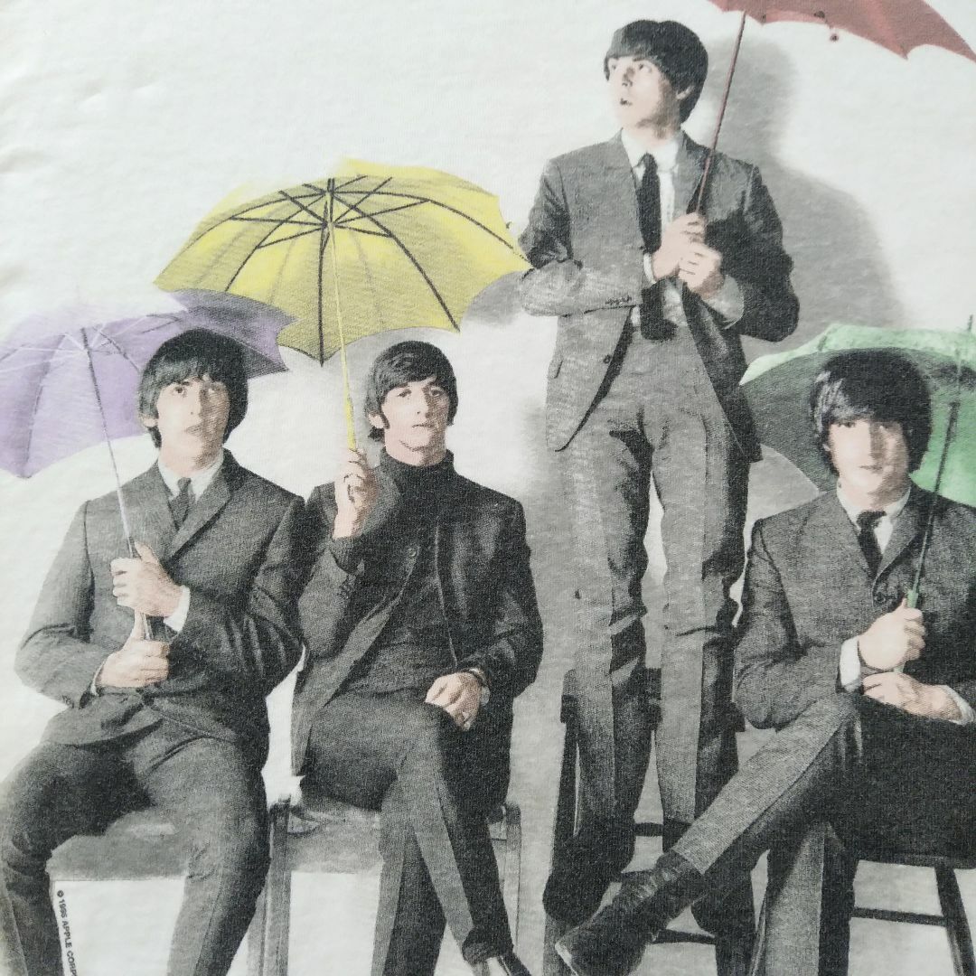 THE BEATLES - 古着 ©1995 ビートルズ Tシャツ XLサイズ 白 THE BEATLES - 古着 ©1995 ビートルズ Tシャツ XLサイズ 白