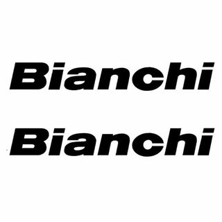 ＜01＞ カッティングシート　Bianchi　ビアンキ　２枚セット　ステッカー(その他)