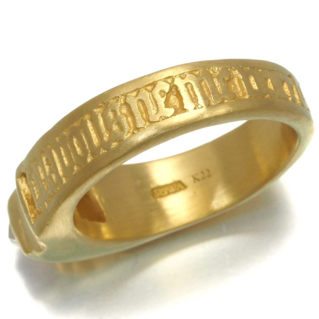 スワ リング ダイヤ 0.87ct  ルネッサンス アンカット 原石 14号 K22  レディースのアクセサリー(リング(指輪))の商品写真