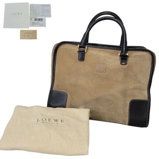 ロエベ(LOEWE)の【美品】ロエベ LOEWE アマソナ28 ハンドバッグ 牛革 アナグラム(ハンドバッグ)