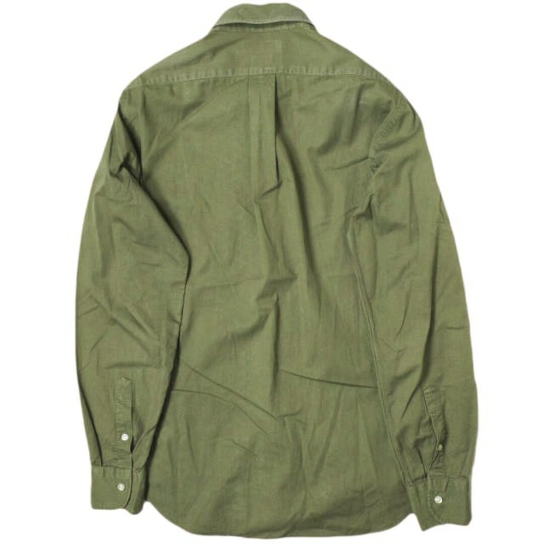 BEAMS F(ビームスエフ)のBEAMS F ビームスエフ イタリア製 コットンツイルボタンダウンシャツ 21-11-2196-811 S OLIVE 長袖 ドレス トップス【中古】【BEAMS F】 メンズのトップス(シャツ)の商品写真