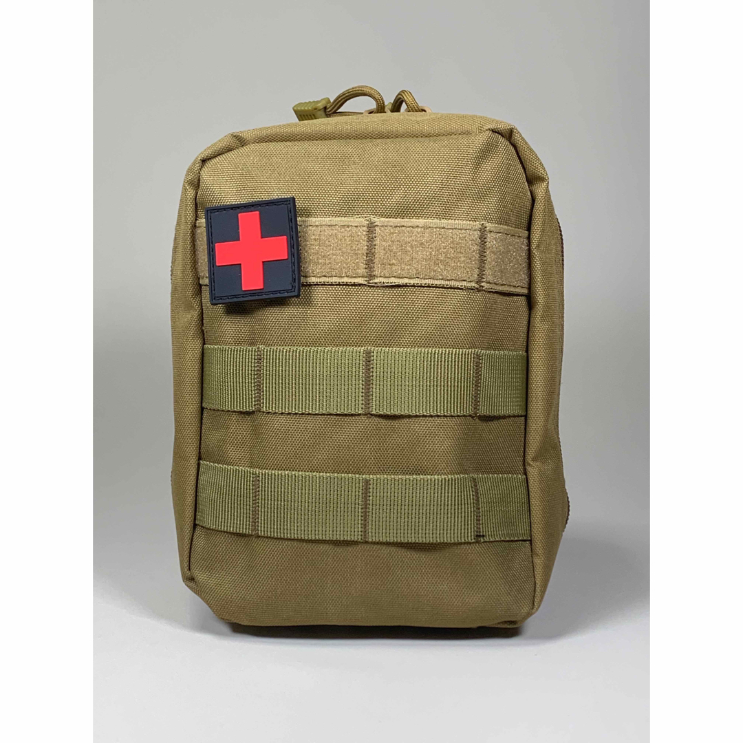 【カーキ】 タクティカルポーチ　ミリタリーポーチ　モールシステム　molle スポーツ/アウトドアのアウトドア(その他)の商品写真